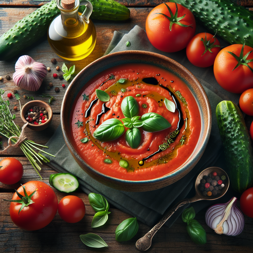 Image de Gaspacho de tomates pelées bio