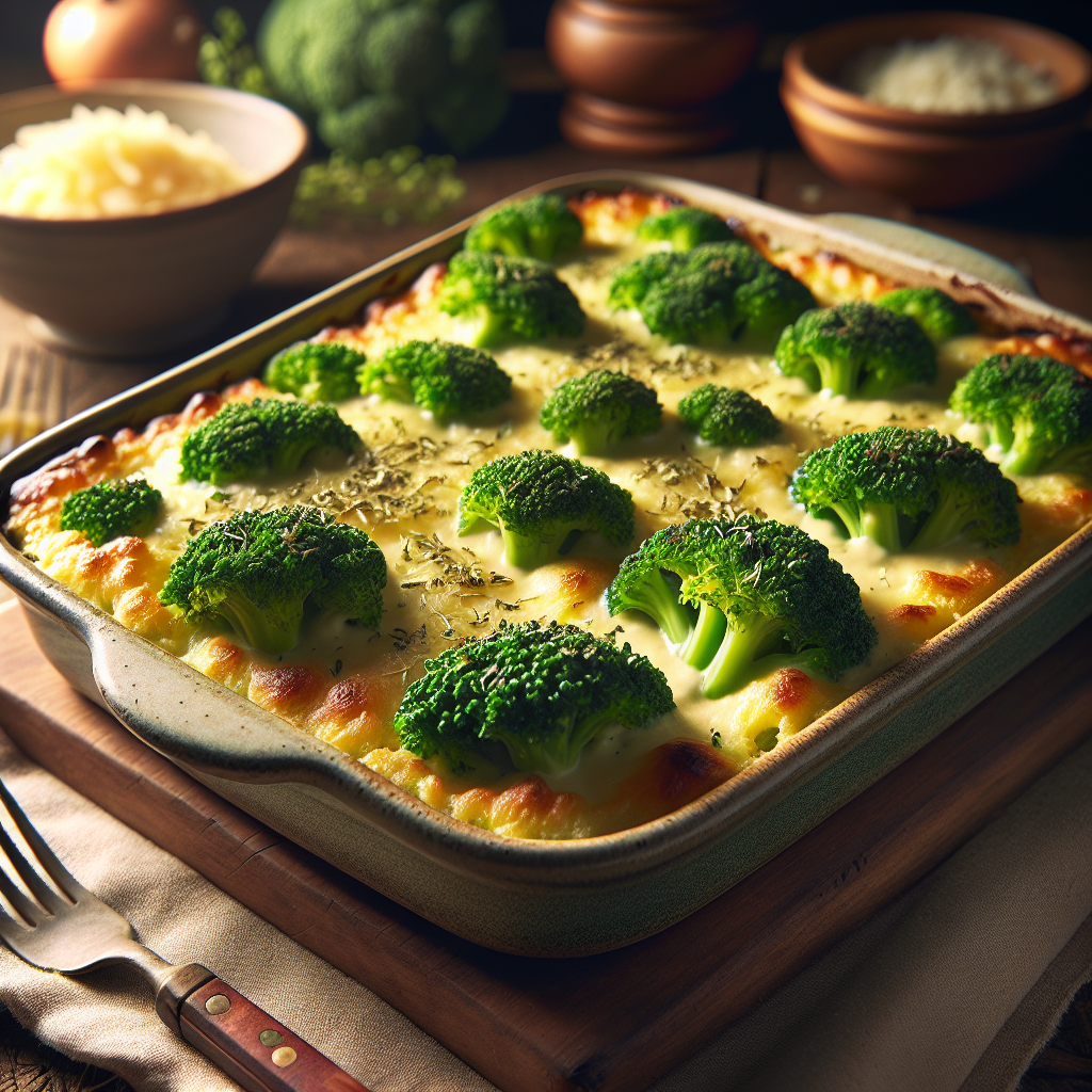 Image de Gratin de brocolis à la béchamel