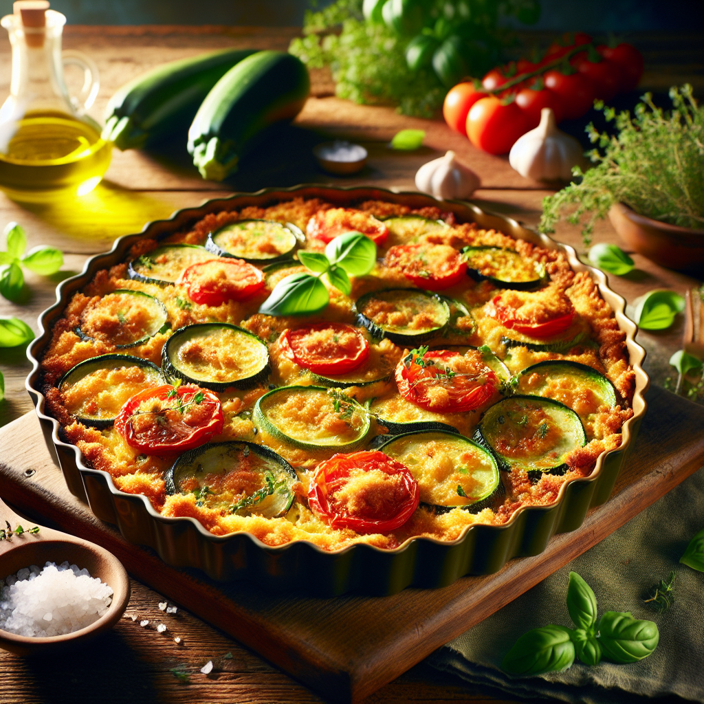 Image de Gratin de courgettes à la provençale