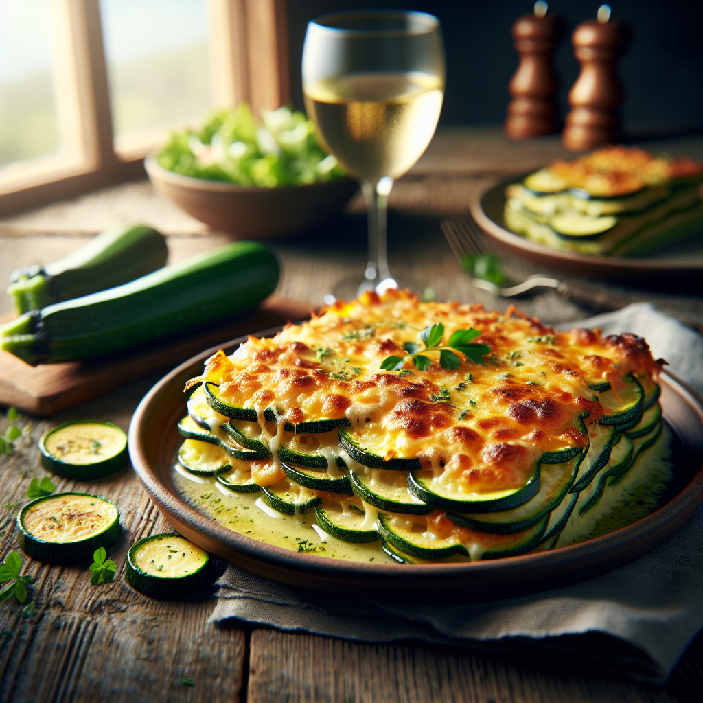 Image de Gratin de courgettes bio