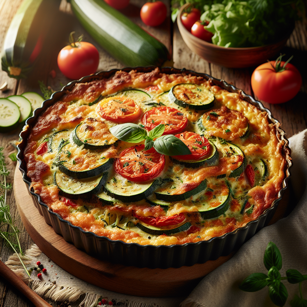 Image de Gratin de légumes d'été crémeux