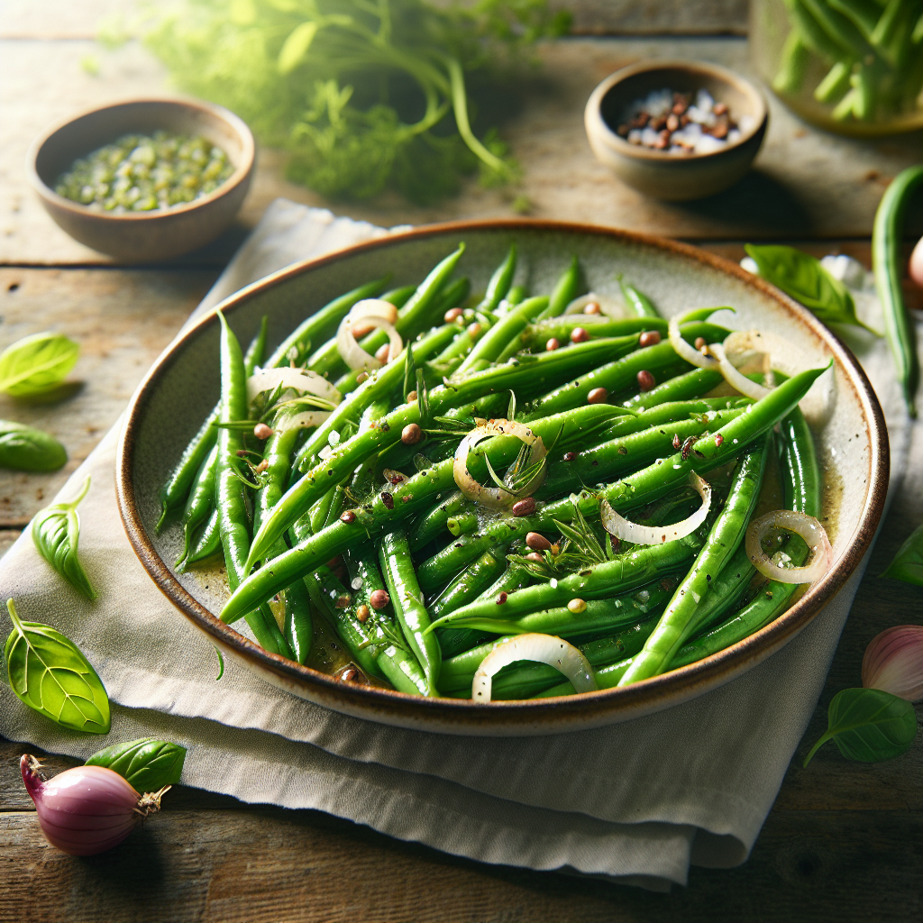 Image de Haricots verts à la vinaigrette