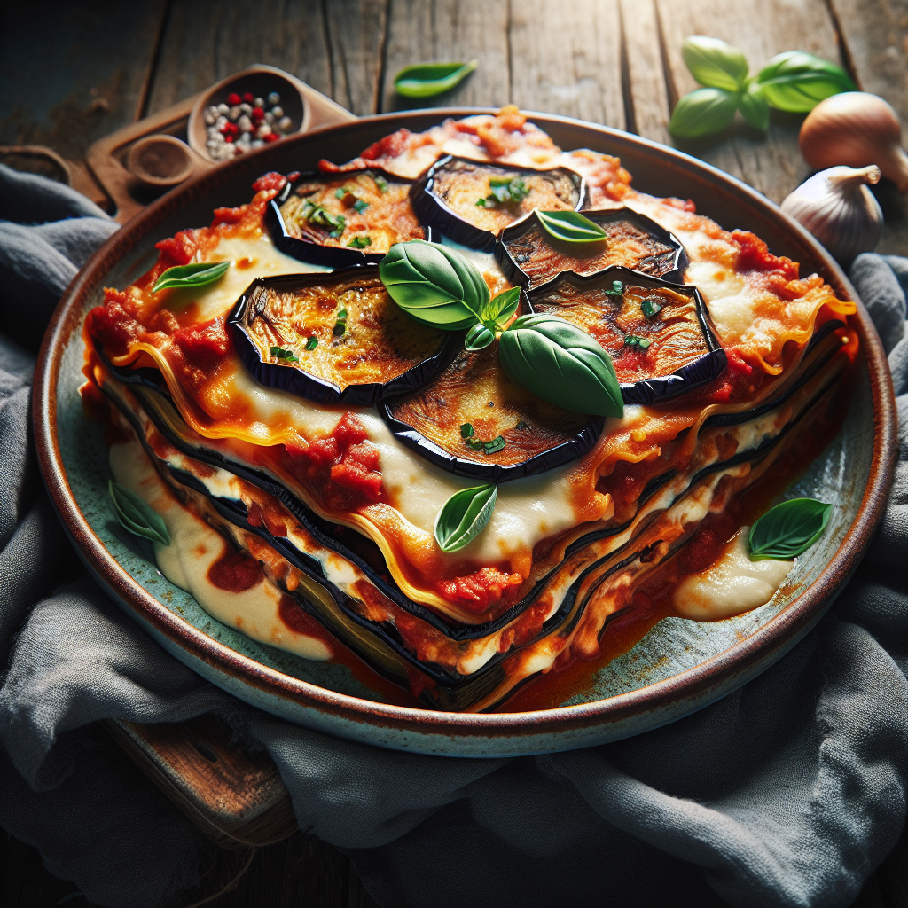 Image de Lasagnes à la riste d'aubergines