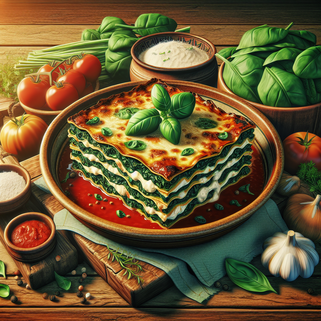 Image de Lasagnes aux épinards bio