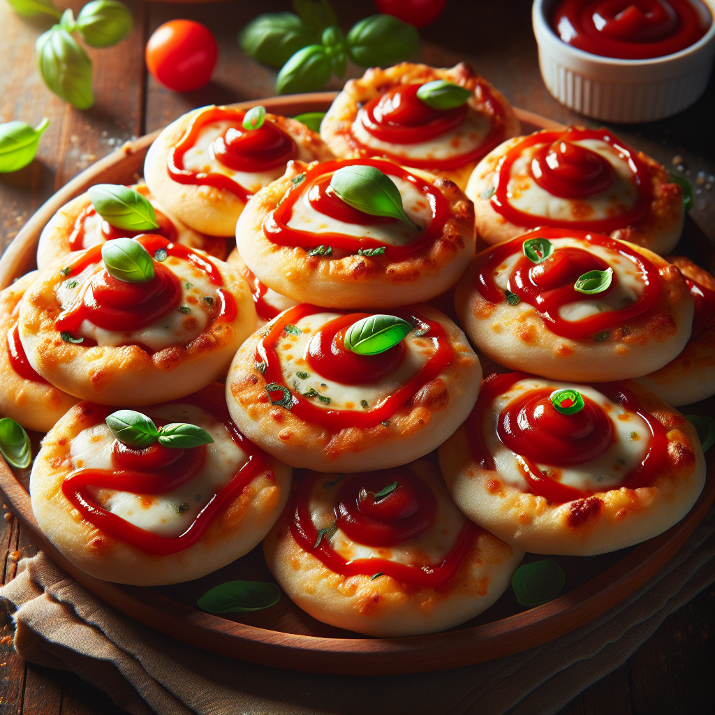 Image de Mini pizzas au ketchup bio