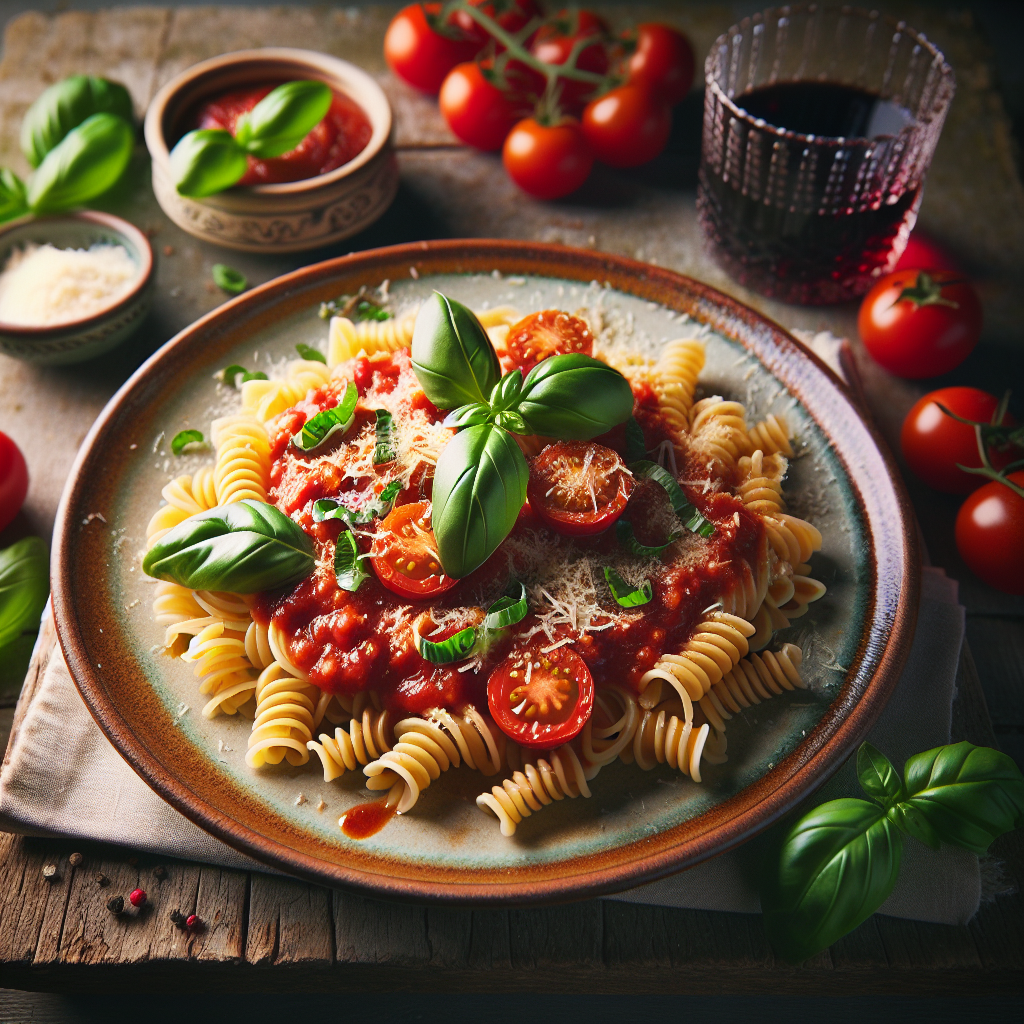 Image de Pâtes à la tomate bio (à l’italienne)