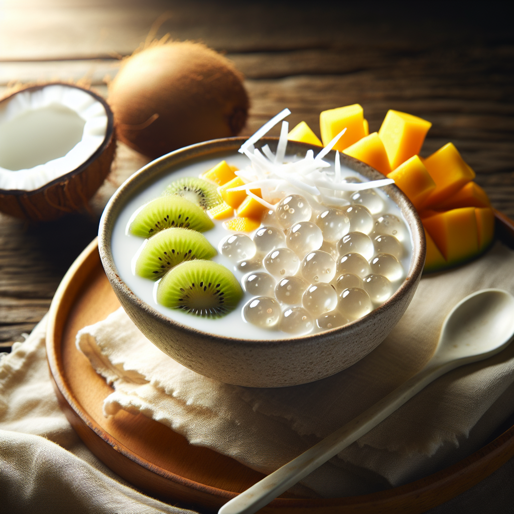 Image de Perles de tapioca au lait de coco