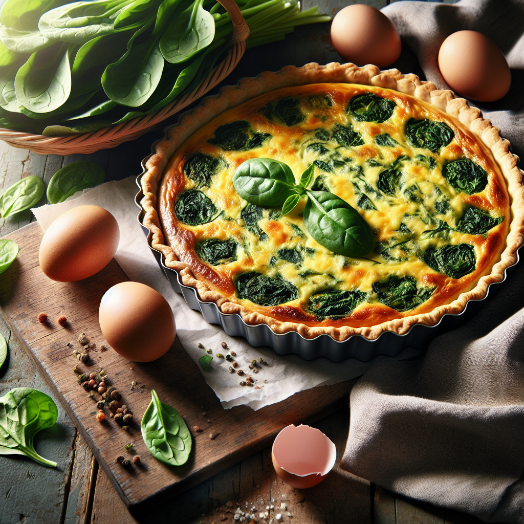 Image de Quiche aux épinards bio