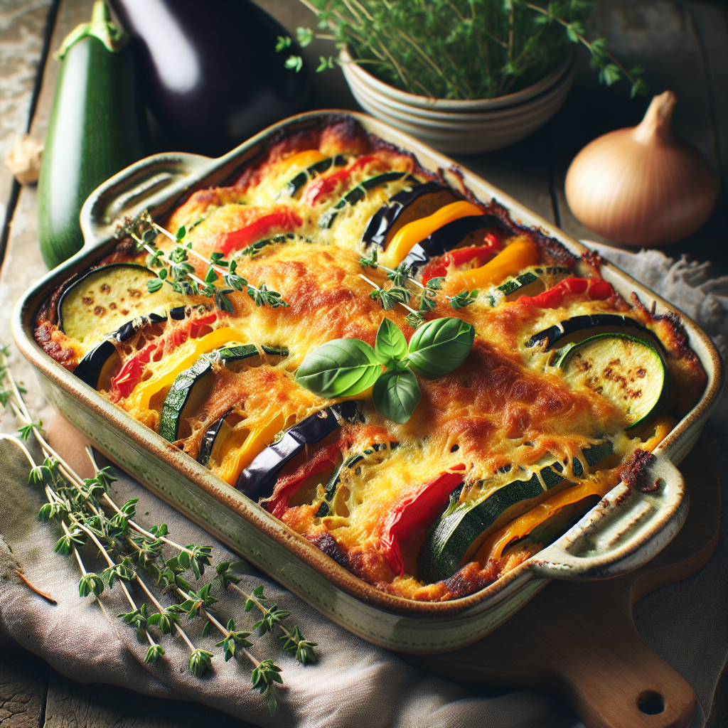 Image de Ratatouille au four gratinée