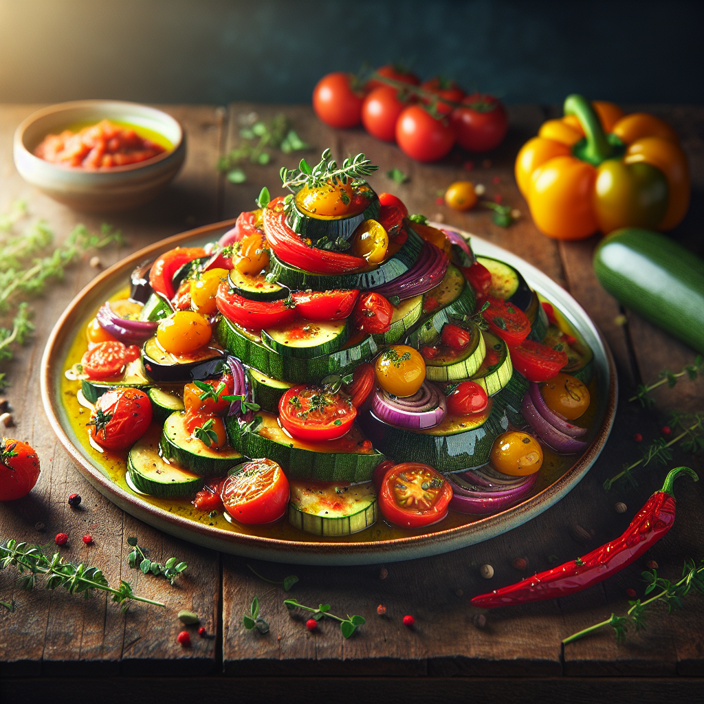 Image de Ratatouille aux tomates concassées