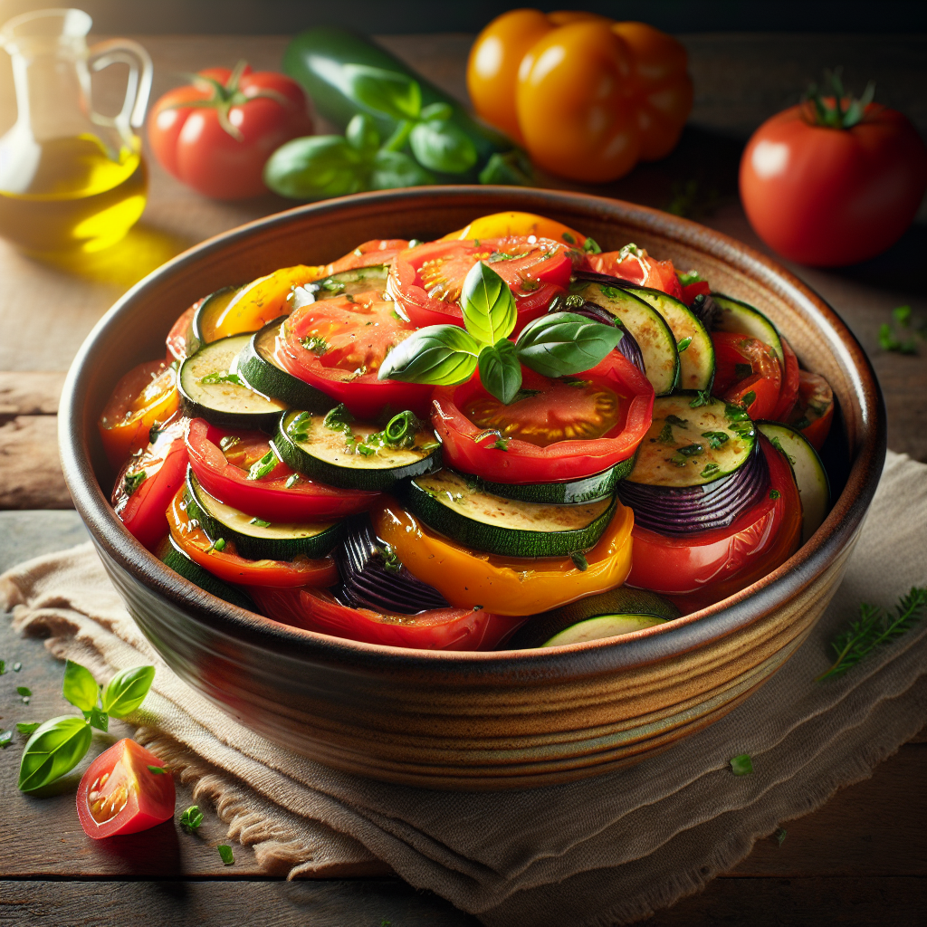 Image de Ratatouille aux tomates pelées bio