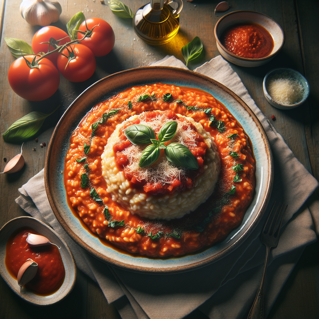 Image de Risotto à la chair de tomates