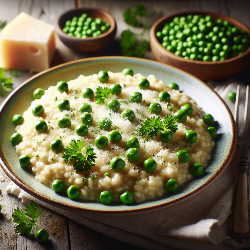 Image de Risotto aux petits pois