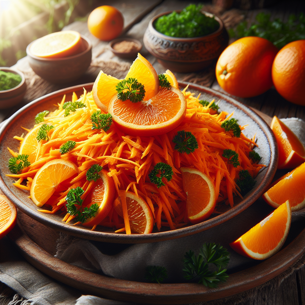 Image de Salade de Carottes Râpées à l'Orange