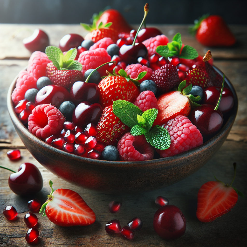 Image de Salade de fruits rouges frais