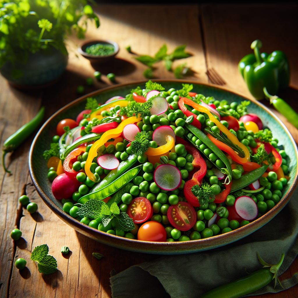 Image de Salade de Petits Pois Extra-fins aux Légumes