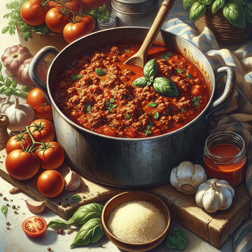 Image de Sauce bolognaise à la tomate