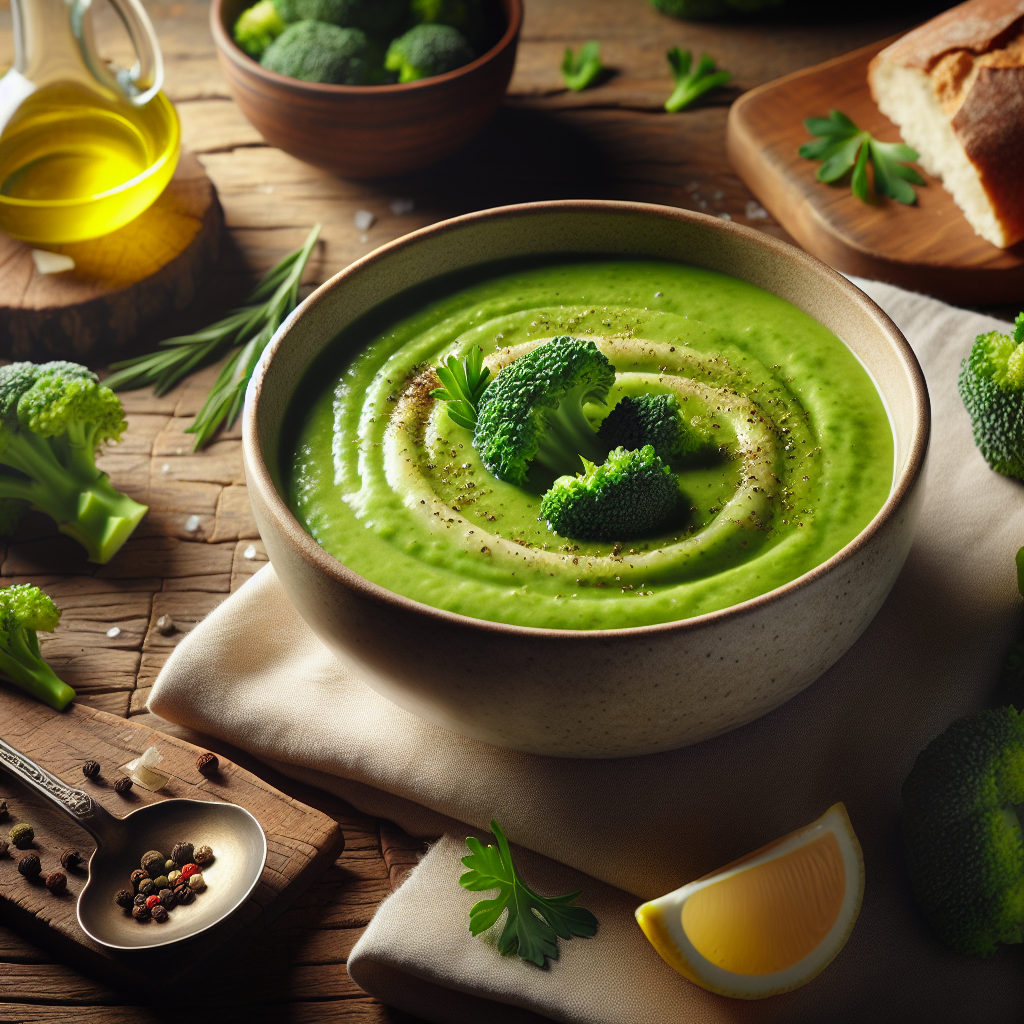 Image de Soupe de brocoli crémeuse