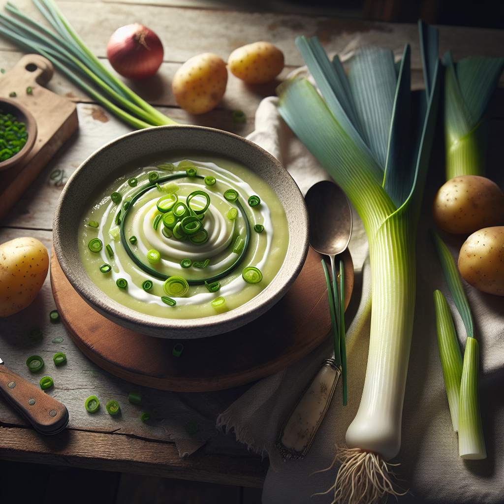 Image de Soupe de poireaux et pommes de terre