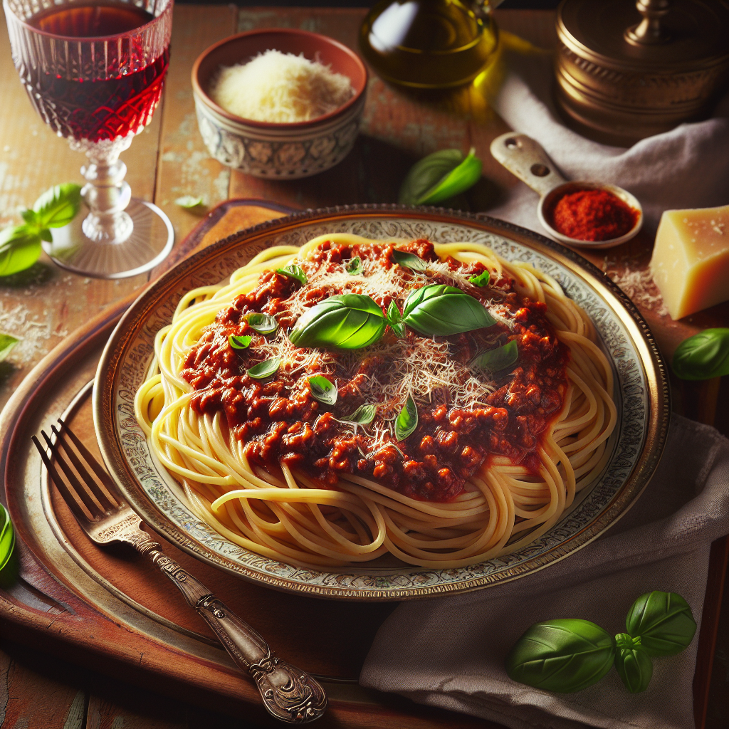 Image de Spaghetti à la bolognaise