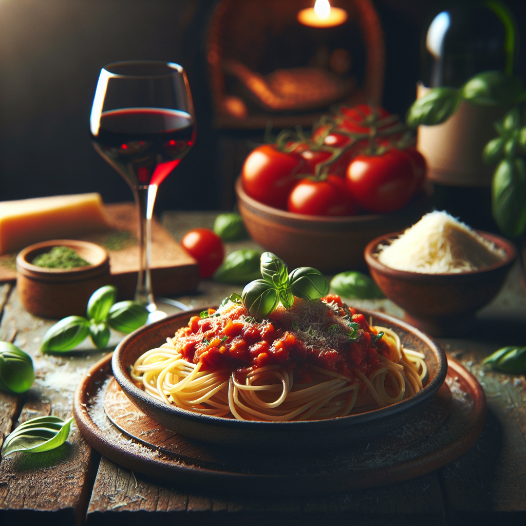 Image de Spaghetti à la sauce tomate bio