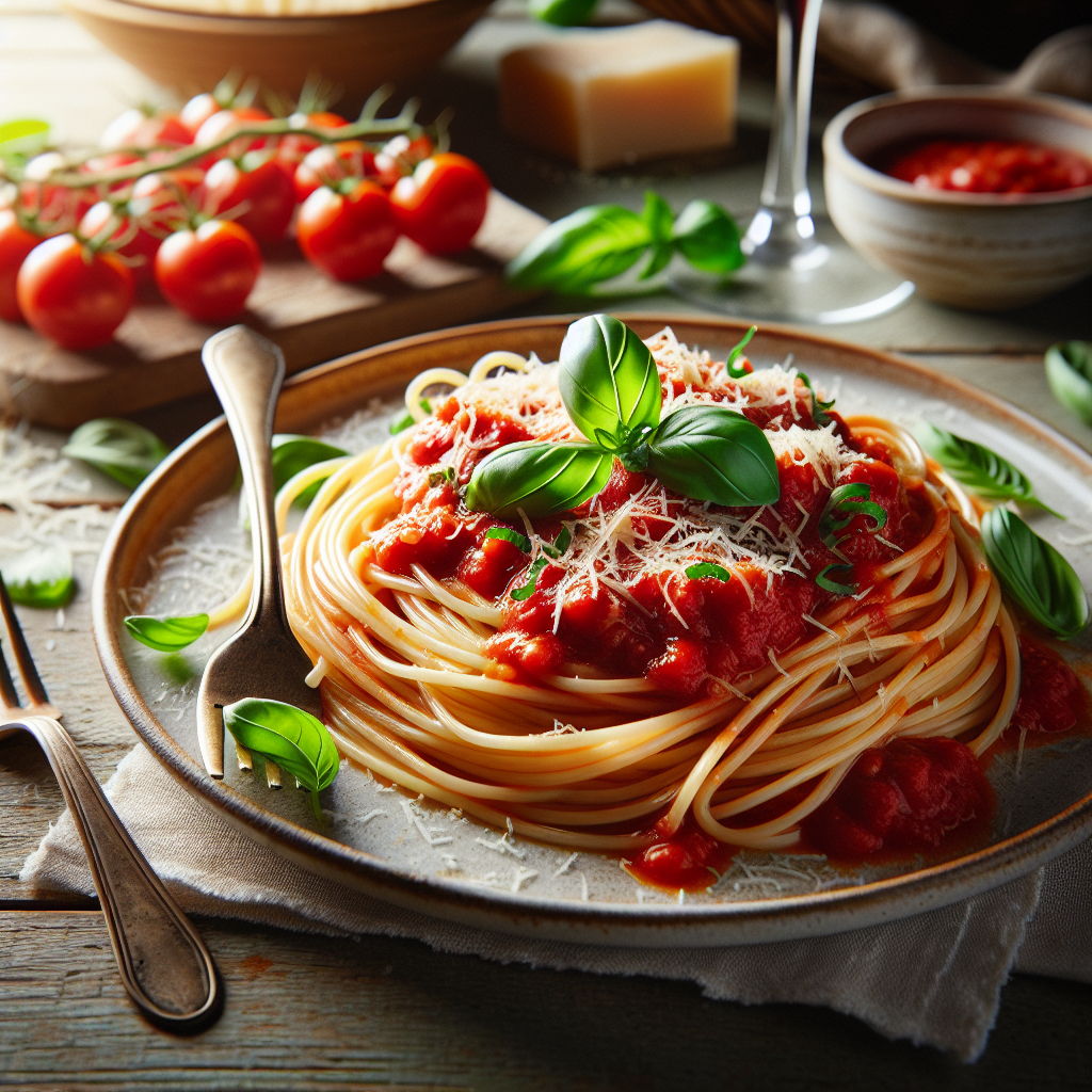 Image de Spaghetti à la sauce tomate