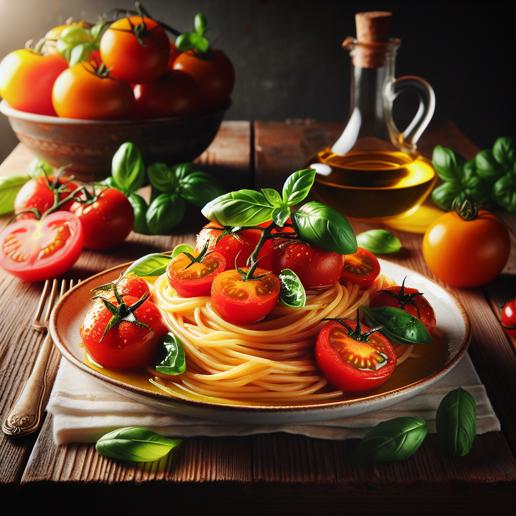 Image de Spaghetti aux tomates italiennes organiques