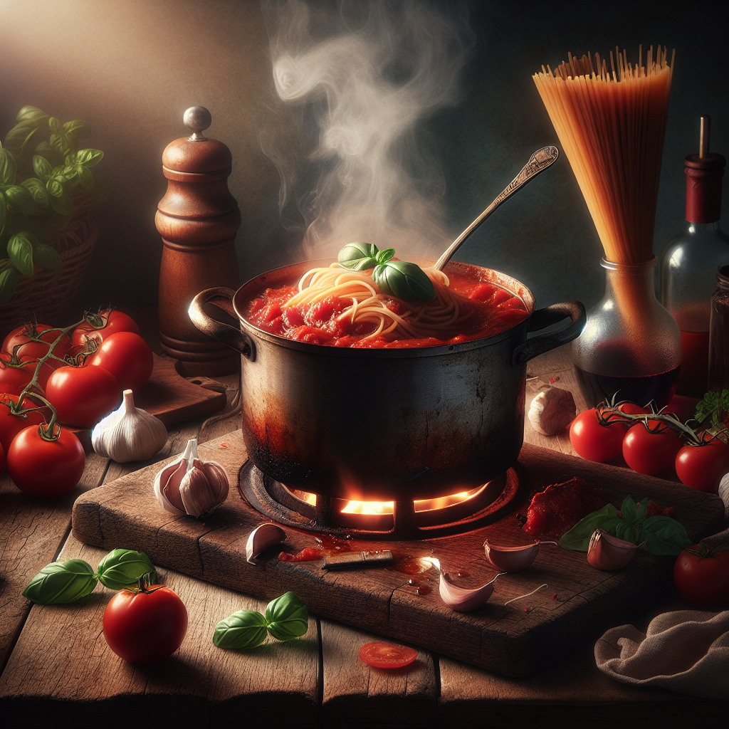 Image de Spaghetti sauce à la pulpe de tomates