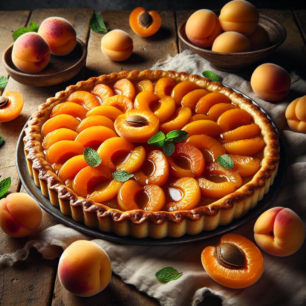 Image de Tarte aux Abricots en Oreillons