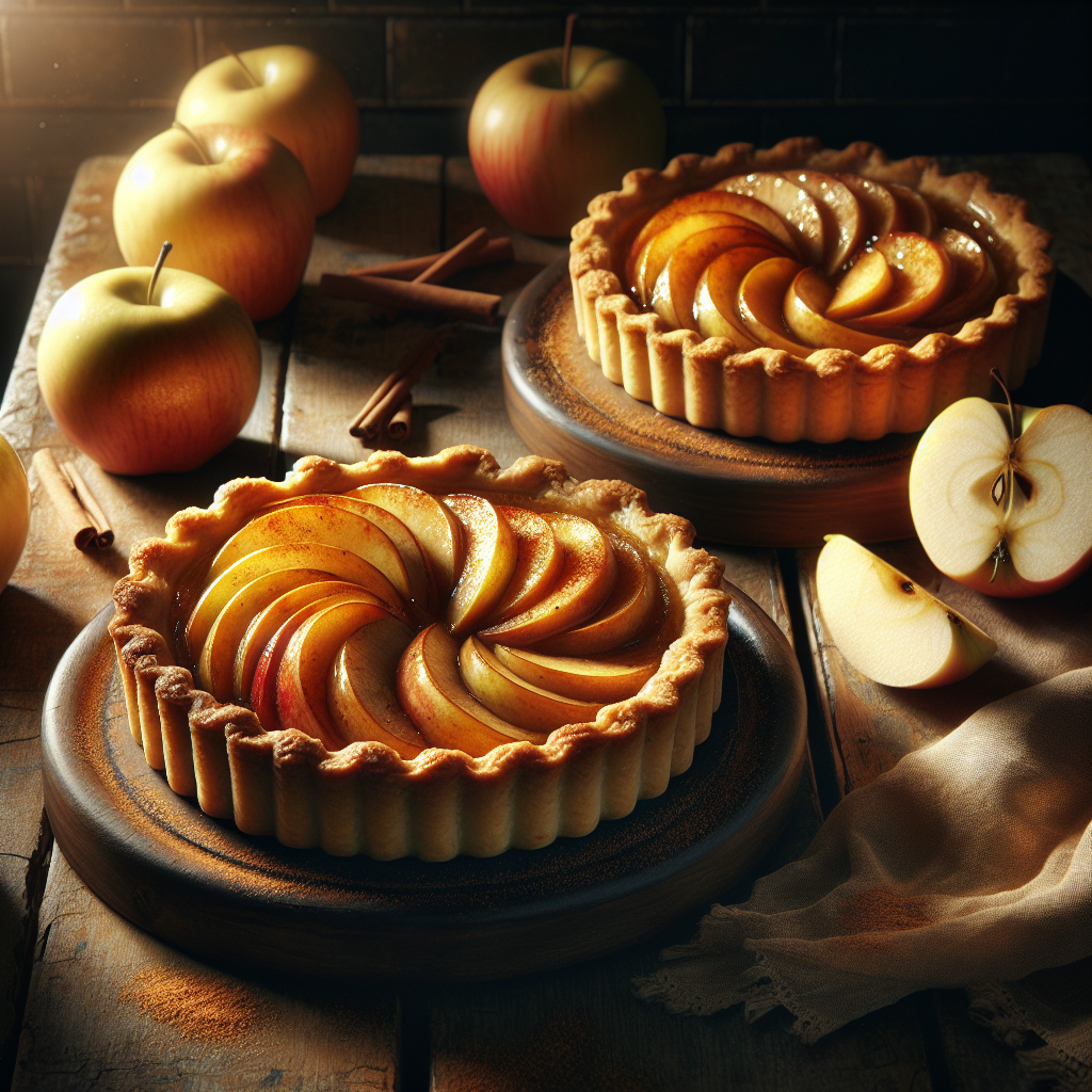 Image de Tartes aux pommes golden